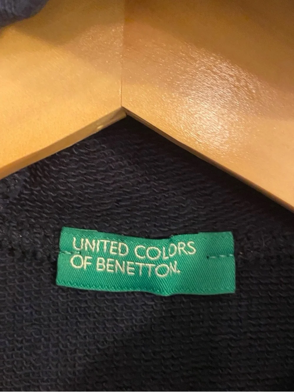 United Colors of Benetton Boys Navy Zip-Up Hoodie 2-3Y 98cm